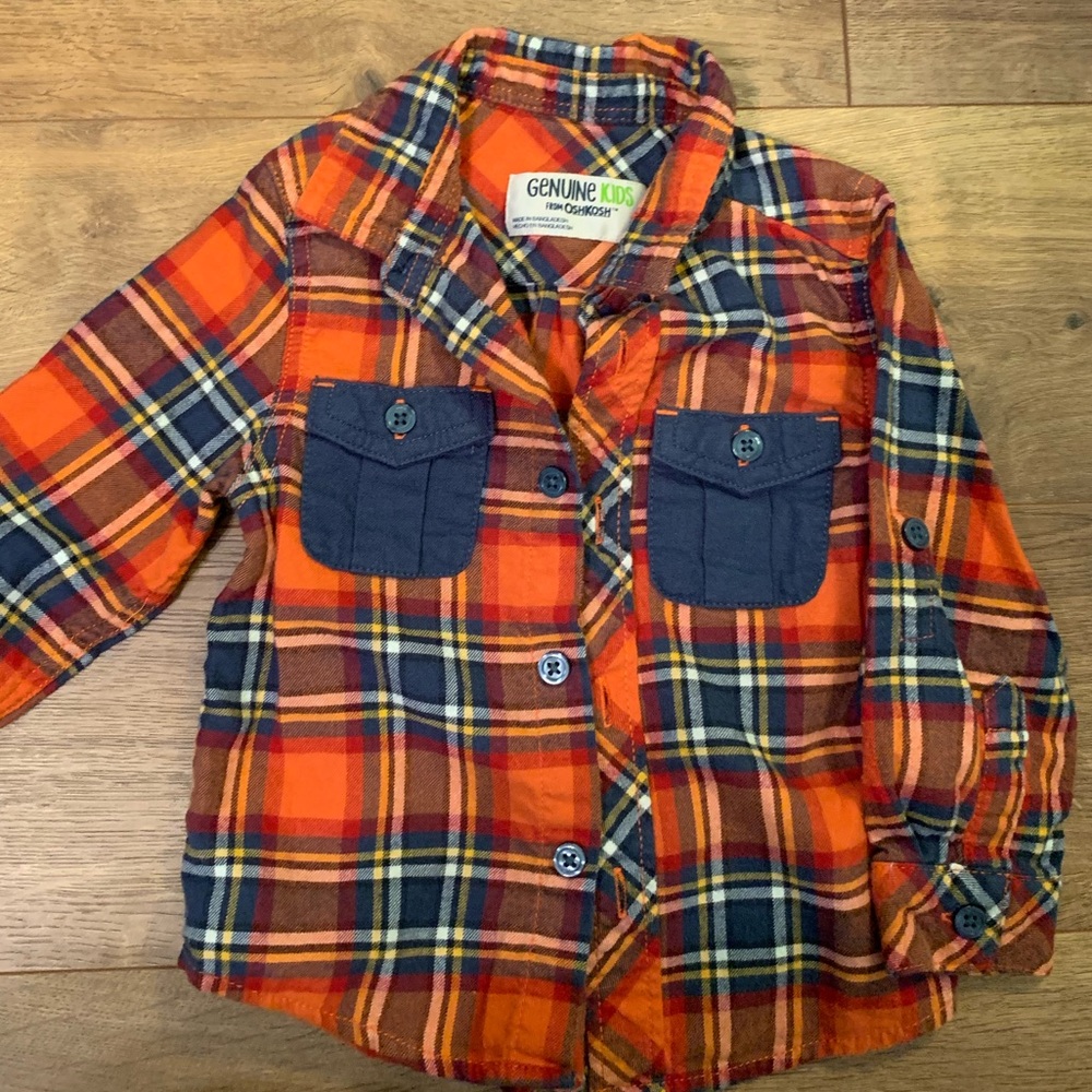 👦🏼👦🏼OshKosh Flannel shirt👦🏼👦🏼
